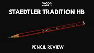 Staedtler Tradition HB Pencil Review  ✎WampG✎ [upl. by Anav]