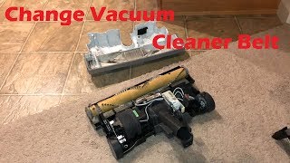 Tutorial Kenmore Canister Vacuum Cleaner Belt Change [upl. by Jammie]