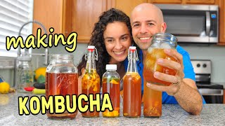 How to Make Kombucha amp Easy Secondary Fermentation Recipes [upl. by Aceber]