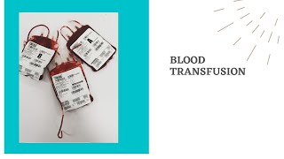 How to do a blood transfusion [upl. by Venterea]