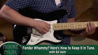 Fender Whammy Heres How to Keep it in Tune [upl. by Aggappe]