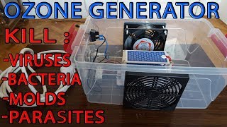 How to make OZONE GENERATOR AIR CLEANEROZONER [upl. by Ermine]