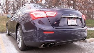 Pure Sound 2015 Maserati Ghibli  Cold Starts Revs Acceleration [upl. by Malo978]