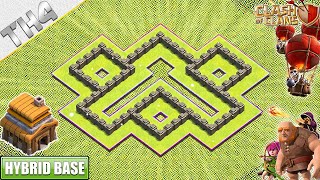 Town Hall 4 TH4 Base with COPY LINK  Clash of Clans [upl. by Hayton]