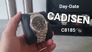 CADISEN C8185 Automatik  DayDate Hommage  deutsche [upl. by Nisbet195]