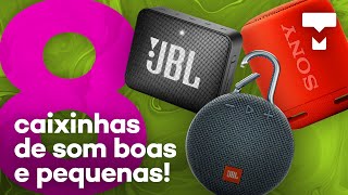 8 caixas de som Bluetooth pequenas e de qualidade  TecMundo Recomenda [upl. by Yelsehc3]