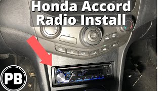 2003  2007 Honda Accord Radio Install [upl. by Airdna]