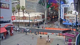 【LIVE CAM】Fremont Street Las Vegas Nevada ​ Relaxing Music  World Live Streams [upl. by Ragse]