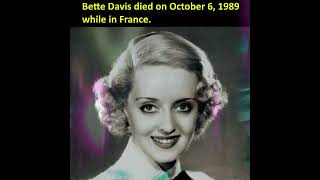 Film History Shorts Bette Davis [upl. by Nanon109]