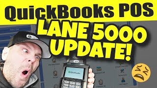 QuickBooks POS  Ingenico Lane 5000 PIN Pad Update R5 [upl. by Ellehcim]