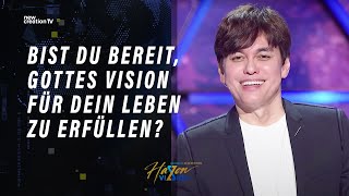 Bist du bereit Gottes Vision für dein Leben zu erfüllen – Joseph Prince I New Creation TV Deutsch [upl. by Nosecyrb]