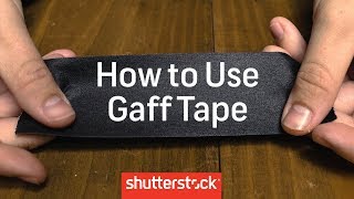 What is Gaff Tape  Filmmaking Tips [upl. by Rehpotsirc]