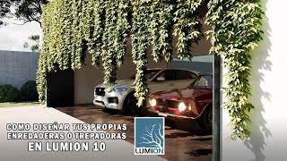 Como crear o diseñar enredaderas en lumion 10 climb plant  vines [upl. by Rodnas]