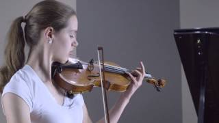 Sarah Switzer  Tchaikovsky quotCanzonettaquot Andante 2nd mvt from Violin Concerto in D major [upl. by Iaria50]