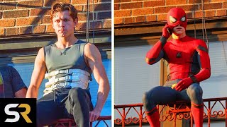 SpiderMan No Way Home How Tom Holland Trains For His Own Stunts [upl. by Arnaud]