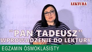 26 quotPan Tadeuszquot wprowadzenie do lektury [upl. by Gnet]