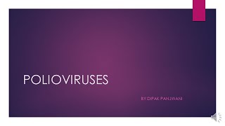 POLIOVIRUS [upl. by Nnagrom]