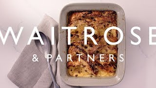 Panettone Bread amp Butter Pudding  Waitrose amp Partners [upl. by Mages]