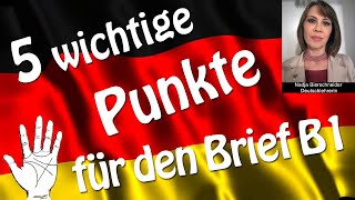 Brief B1 DTZ richtig schreiben [upl. by Freddie960]