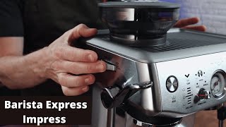 Sage Breville Barista Express Impress Unboxing amp Walkthrough [upl. by Nosyd236]