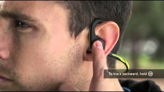 How to Use BackBeat FIT wireless headphones plus smartphone armband [upl. by Rod]