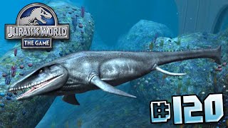 MOSASAUR UNLOCKED  Jurassic World  The Game  Ep 120 HD [upl. by Jacquenette]