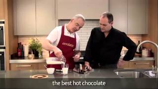 How to make a hot chocolate using an aerolatte milk frother [upl. by Hendon]