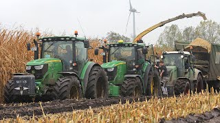 Maishäckseln extrem im Moor  Krone Big X 850  Modderen in de mais  Schlammschlacht  In the mud [upl. by Annelise]