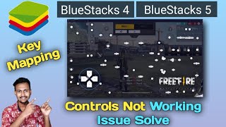 How To Solve Free Fire Keyboard Controls Issue In BlueStacks 4 And BlueStacks 5  Key Mapping Issue [upl. by Gnoc]