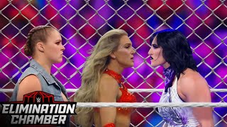 FULL MATCH  Ronda Rousey vs Charlotte Flair vs Rhea Ripley  WWE Match 1 2025 [upl. by Enotna]