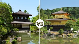 Kyotos Golden Kinkakuji vs Silver Ginkakuji ★ ONLY in JAPAN [upl. by Nnylrebma]