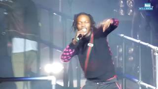 Naira Marley Shows Latest Zanku Skills At The O2 Arena London For Starboy Fest [upl. by Annahtur39]