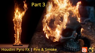 Pyro FX in Houdini Tutorial Part 03  Realistic Fire amp Smoke  For Beginner [upl. by Fai766]