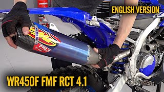 Yamaha WR450F FMF Full Exhaust System [upl. by Sucramd]