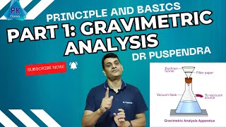 Part 1 Gravimetric Analysis  Principle and Basics [upl. by Mossberg]