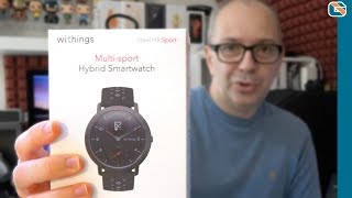 Withings Steel HR Sport Multisport Hybrid Smartwatch Exclusive Review [upl. by Godiva]