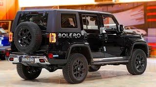 New Muscular Mahindra BOLERO BLACK 2021 In India Interior And Exterior Mahindra bolero New Model [upl. by Ennire]