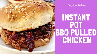 How to Make Instant Pot BBQ Pulled Chicken [upl. by Nylahs]