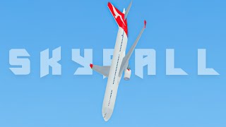 SKYFALL  Roblox Plane Crash Story [upl. by Morvin]