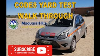 CODE8 YARD TEST WALK THROUGH [upl. by O'Driscoll]