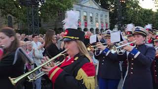 André Rieu Live 2024 8K  Hundreds of Brass Players Enter Vrijthof Square  4th July 2024 Maastricht [upl. by Ileek]