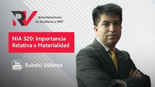 Importancia relativa o materialidad en la planeación de una auditoría de estados financieros [upl. by Dennis]