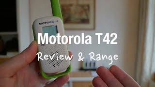 Motorola Talkabout T42 Triple WalkieTalkie Review and Range Test [upl. by Ennyl]