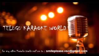 Andangalena Karaoke  Godavari  Telugu Karaoke World [upl. by Yared129]