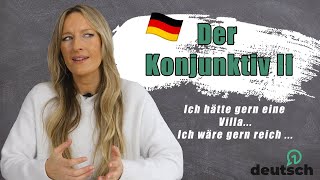 🇩🇪 Den Konjunktiv II endlich verstehen B1  B2 [upl. by Aicirtak]