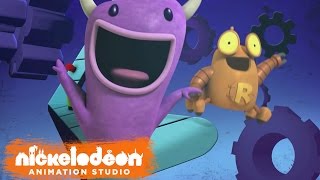 quotRobot and Monsterquot Theme Song HD  Episode Opening Credits  Nick Animation [upl. by Elsbeth66]