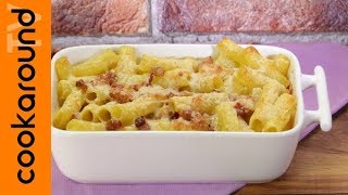 Maccheroni gratinati con pancetta e scamorza [upl. by Lamori]