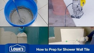 How To Prep and Tile a Shower [upl. by Dewitt]