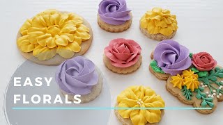 Royal Icing Flowers amp Leaves for Beginners [upl. by Atnahs]