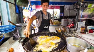 Street Food in Bangkok  Awesome PAD THAI and Instant Noodles on Petchaburi Soi 5 [upl. by Cynthie]